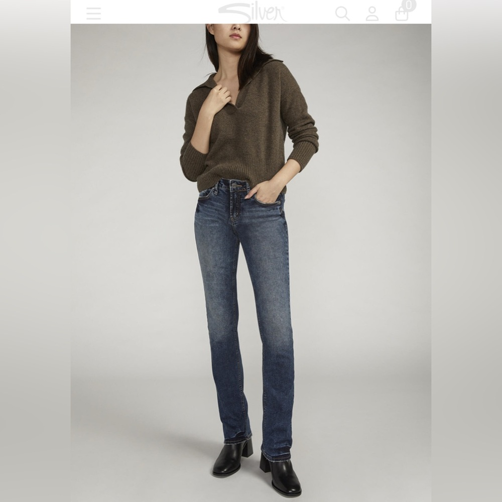Silver Jeans Indigo Elyse Slim Boot Women's Jeans